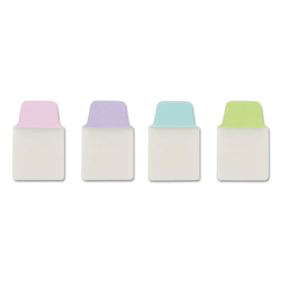 Ultra Tabs Repositionable Tabs, 1 x 1.5, Pastel:Blue, Green, Pink, Purple, 40/Pack