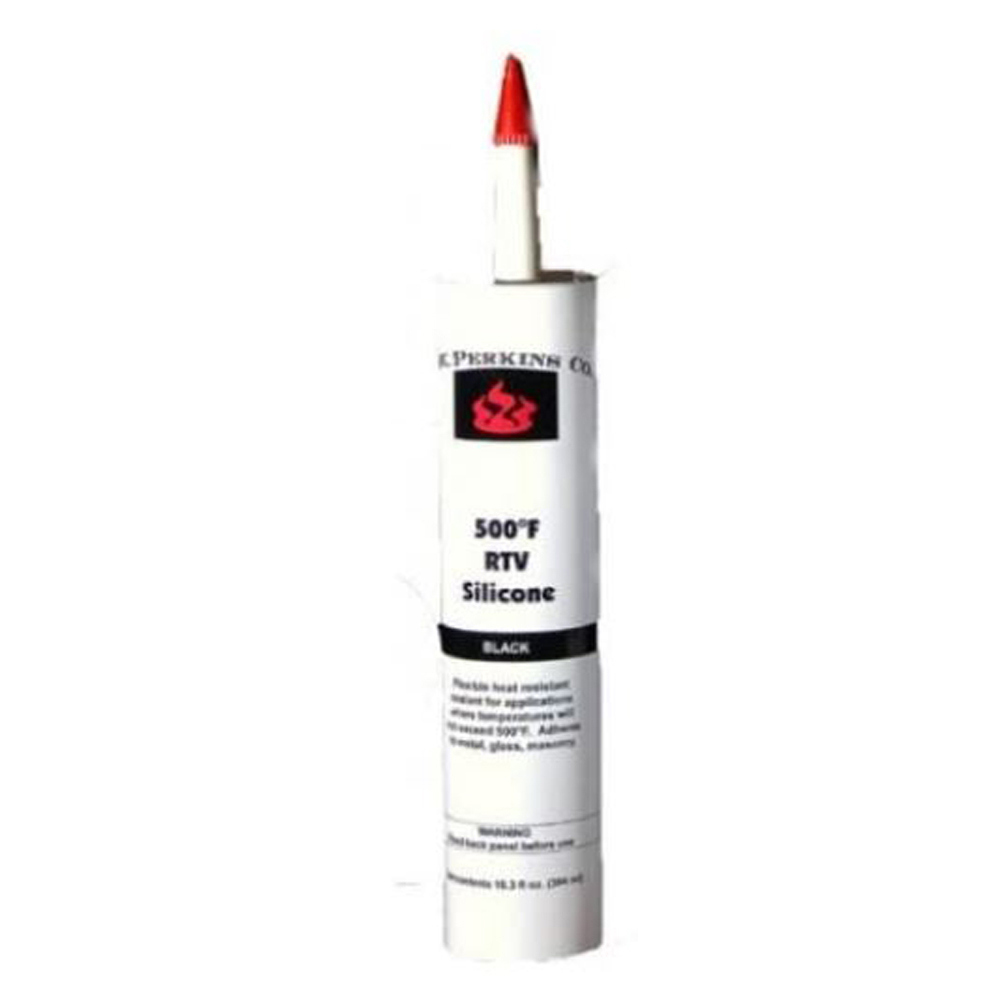 (DS) 60 - 500F Rtv Silicone-Black Tube, 12 Per Case