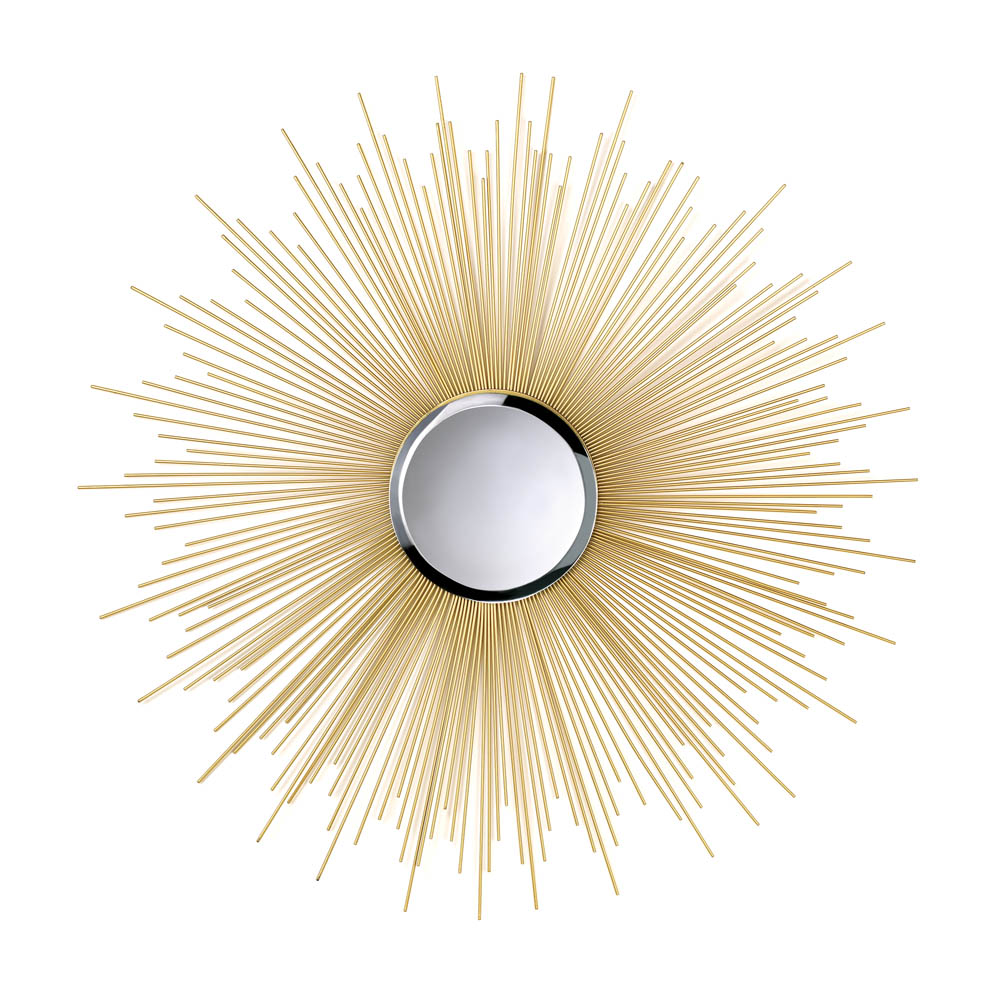 Golden Rays Sunburst Mirror