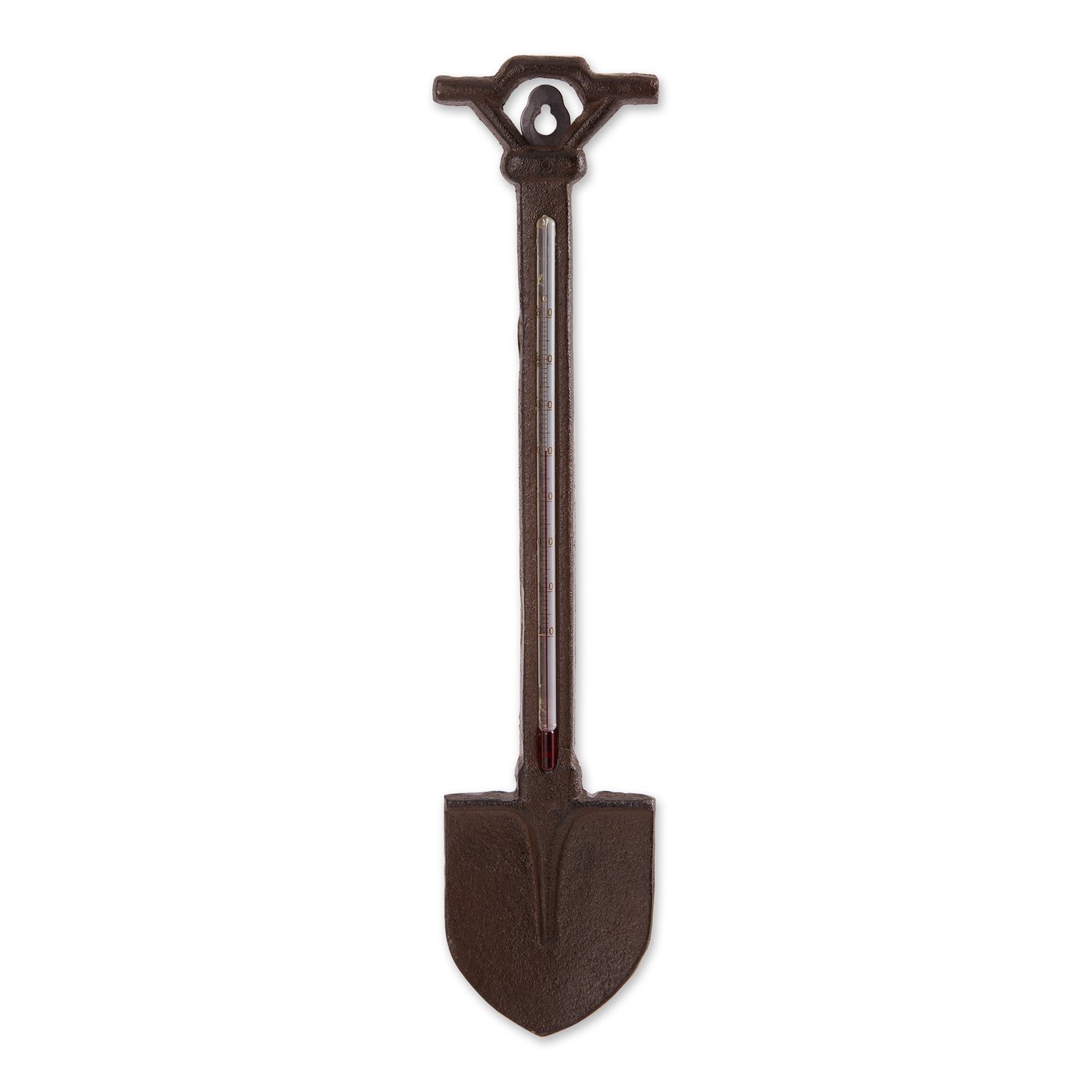 Garden Shovel Cast Iron Thermometer