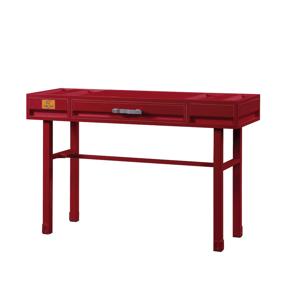 Cargo Vanity Desk, Red