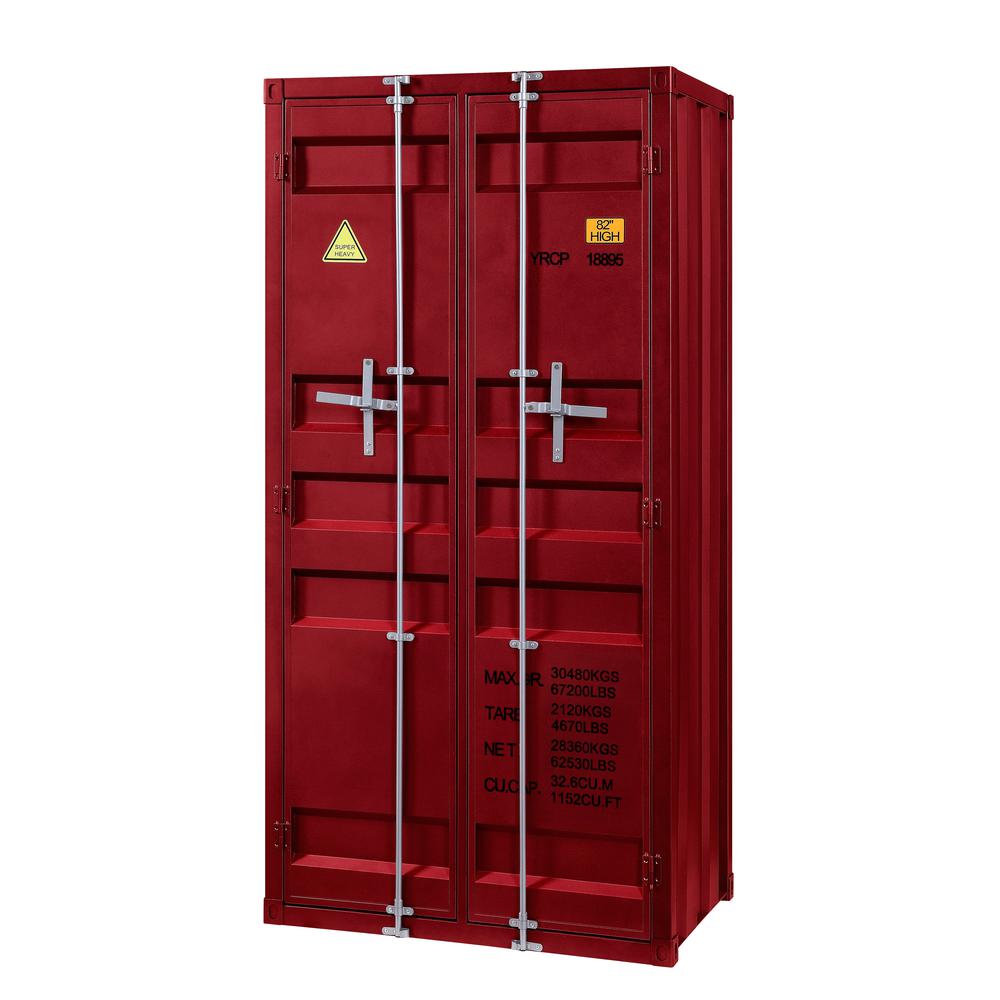 Cargo Wardrobe (Double Door), Red