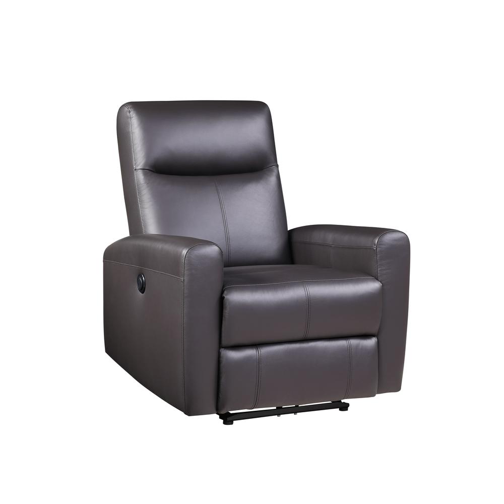 Recliner (Power Motion), Brown Top Grain Leather Match 59773