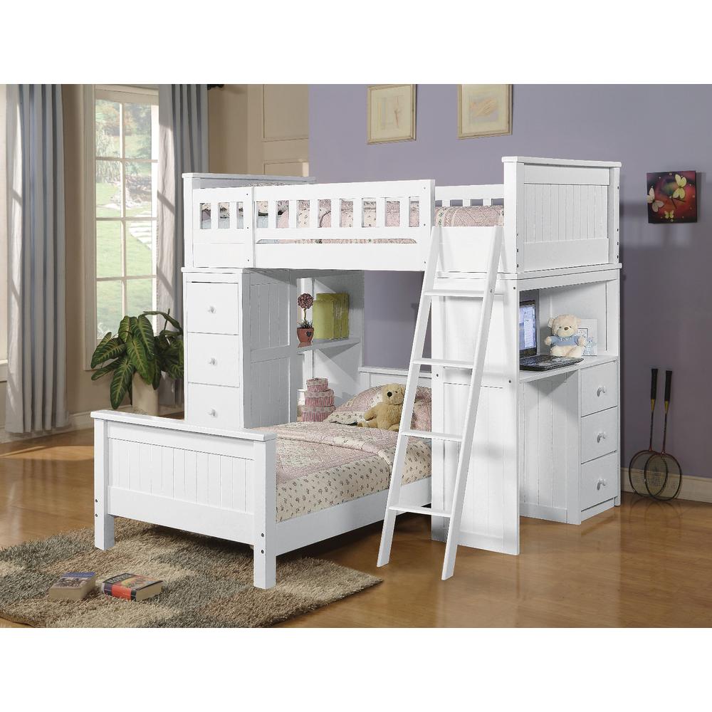 Willoughby White Loft Bed