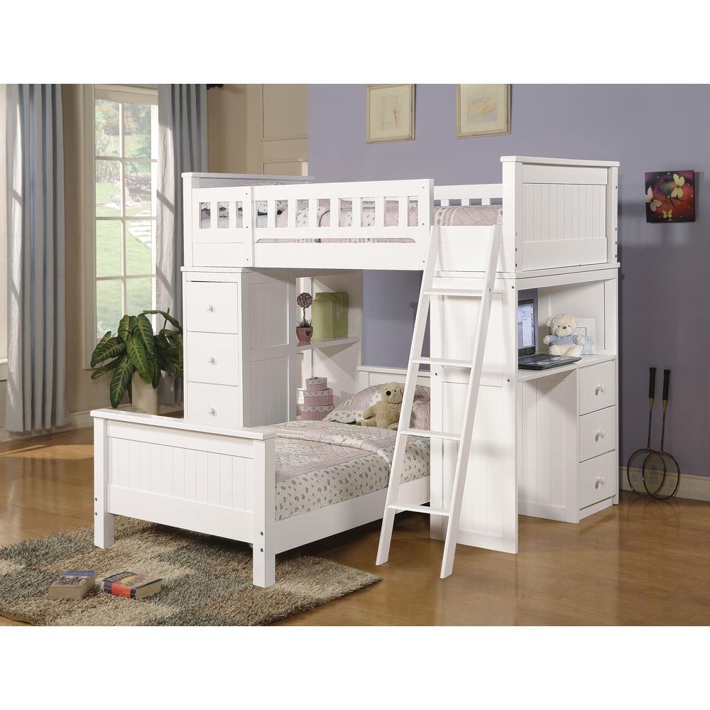 Willoughby White Twin Bed