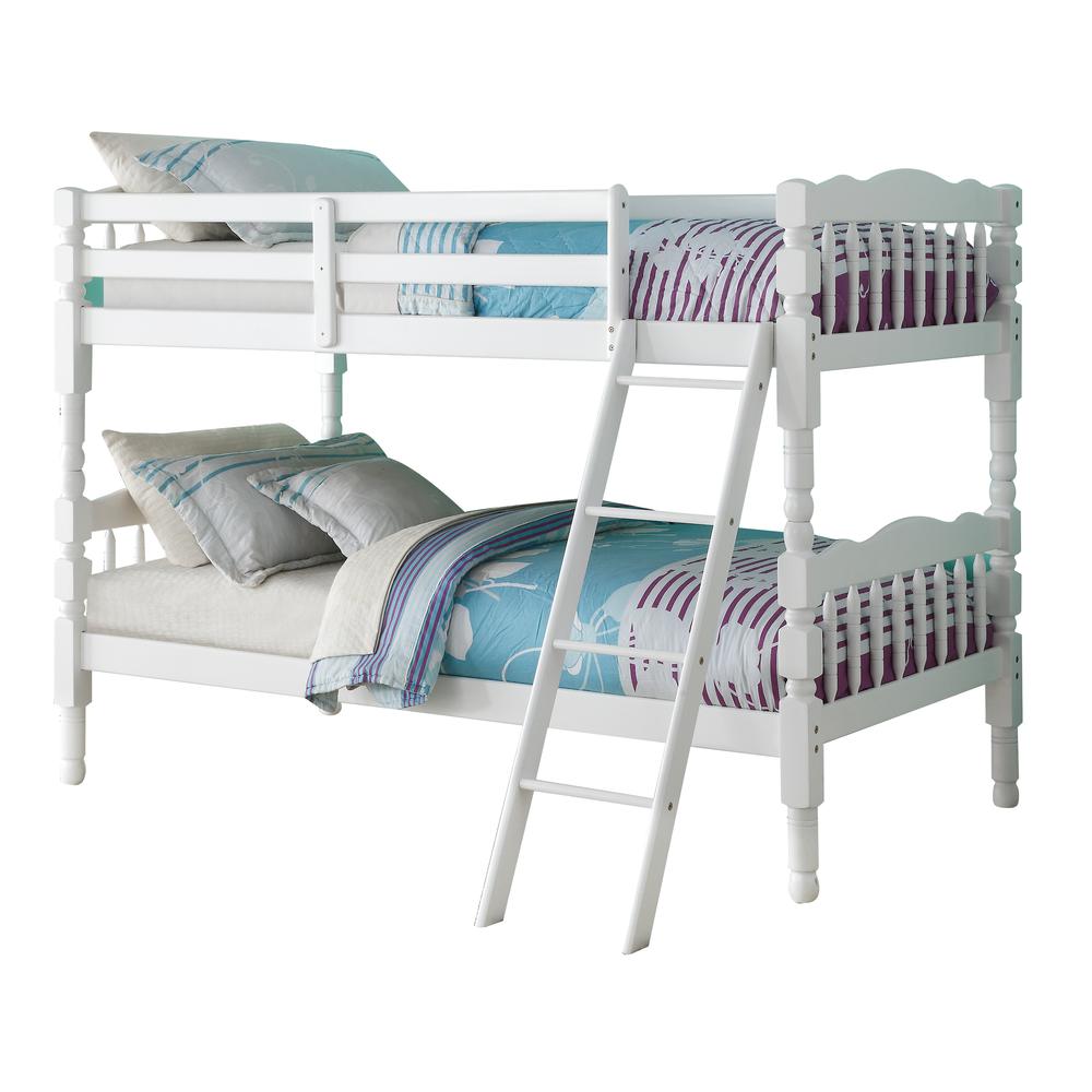 Homestead Twin/Twin Bunk Bed, White