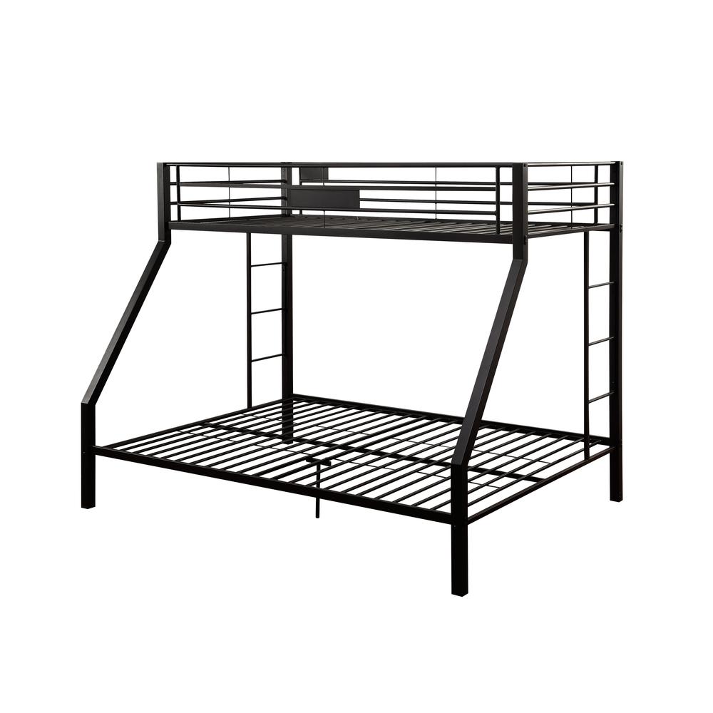 Limbra Twin XL/Queen Bunk Bed, Sandy Black (1Set/2Ctn)