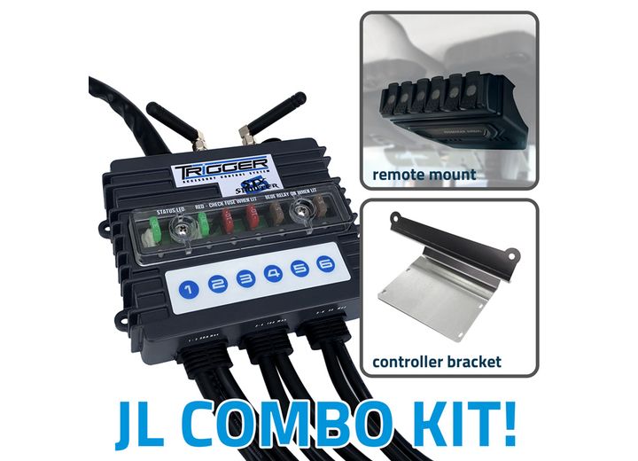 18-19 WRANGLER JL/19-C GLADIATOR TRIGGER 6 CHANNEL SWITCH COMBO KIT