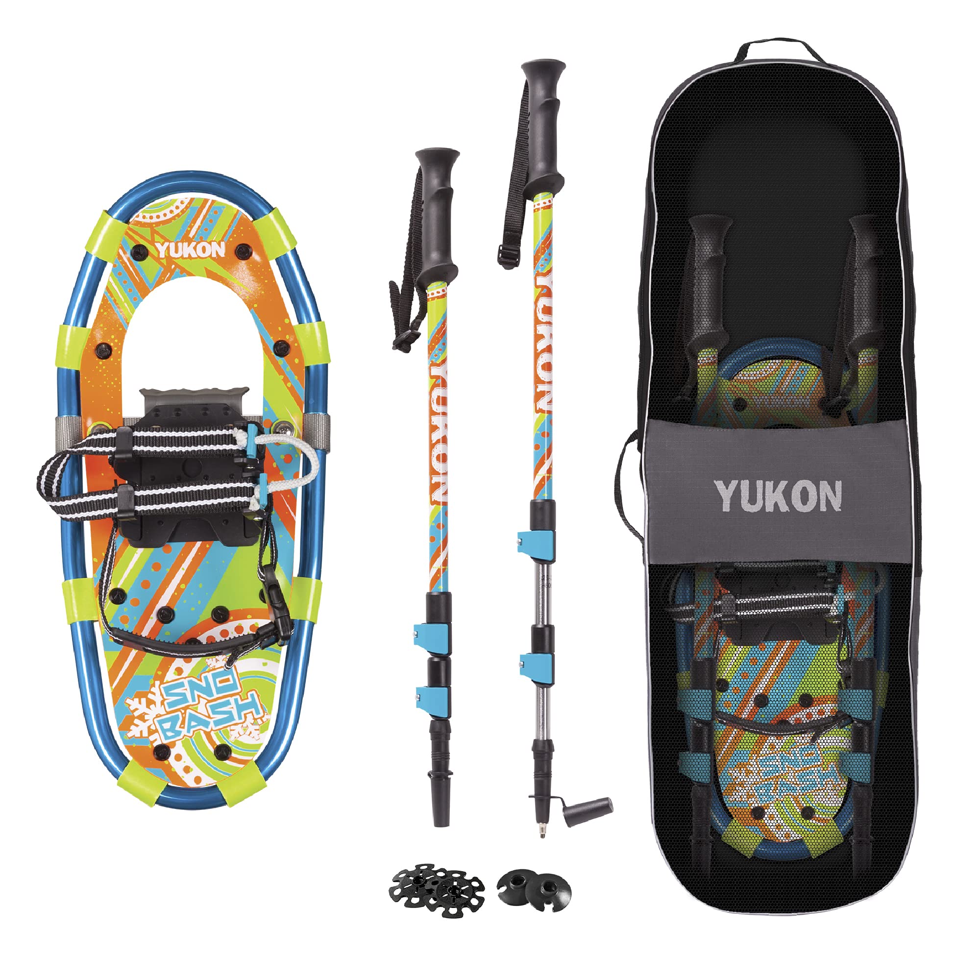 YUKON CHARLIES SNOBASH YOUTH ALUMINUM SNOWSHOE KIT