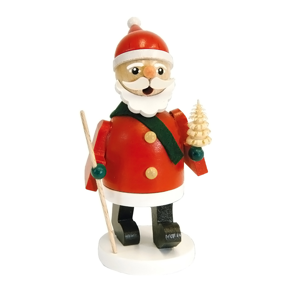 26341 - Richard Glaesser Incense Burner - Santa - 4.5"H x 2.25"W x 2"D