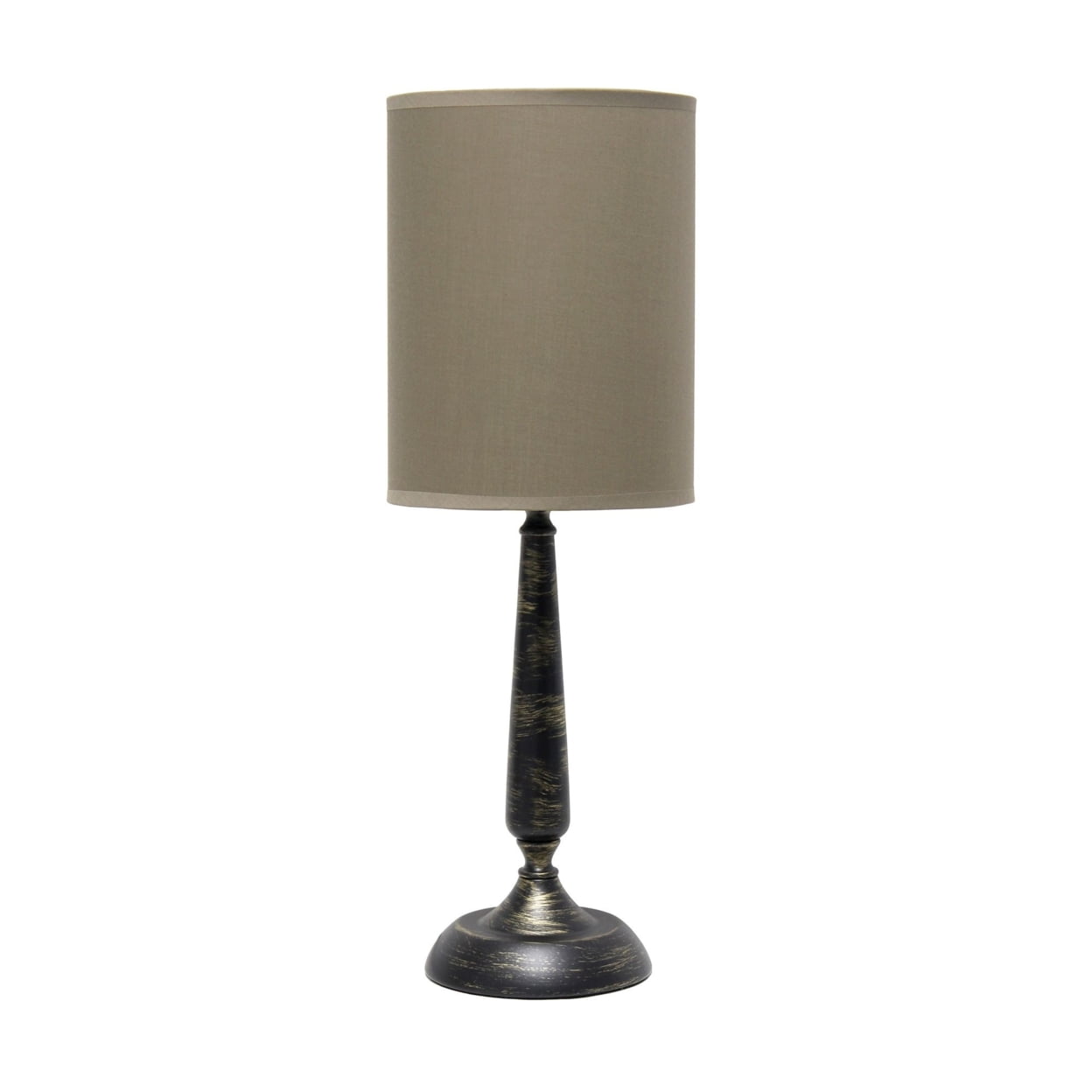 Simple Designs Traditional Candlestick Table Lamp, Oil Rubbed Bronze