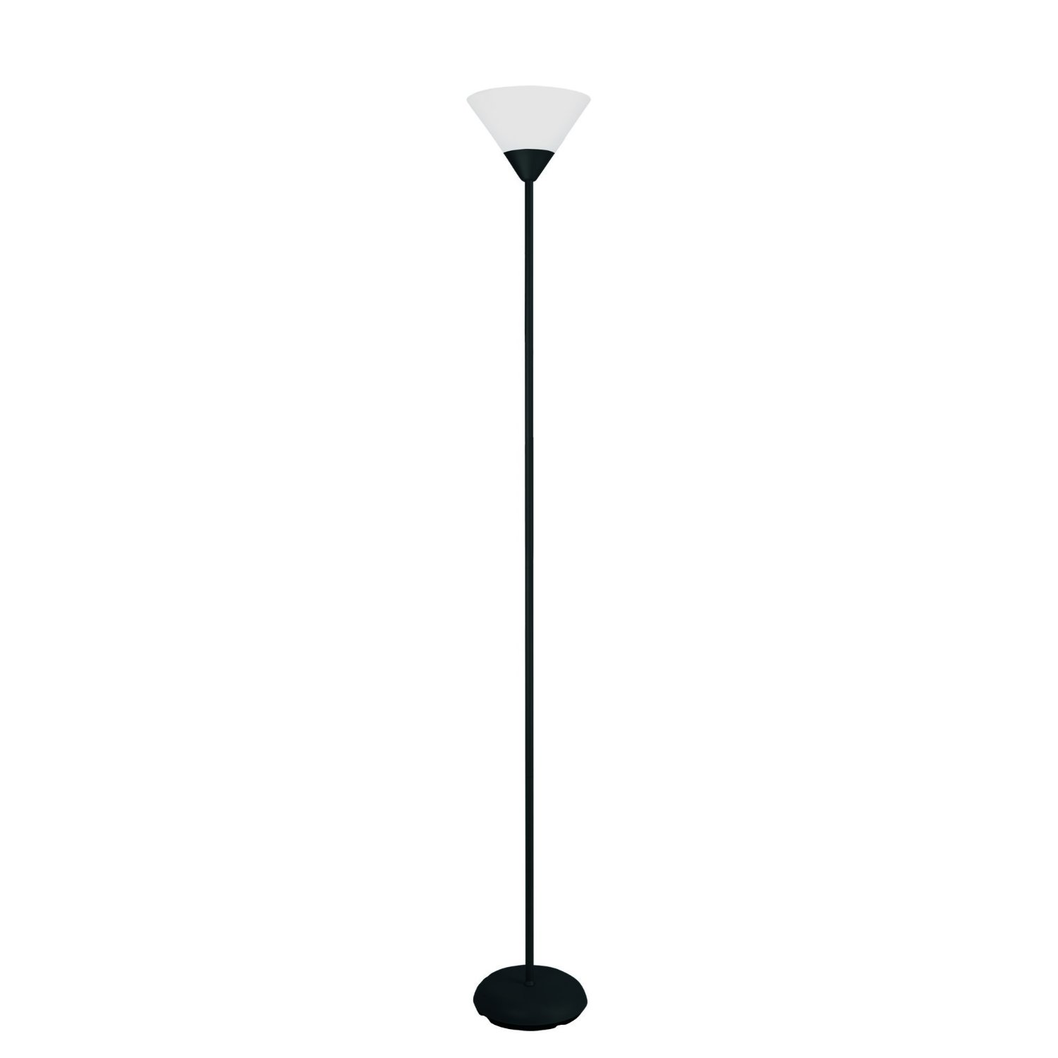 Simple Designs 1 Light Stick Torchiere Floor Lamp