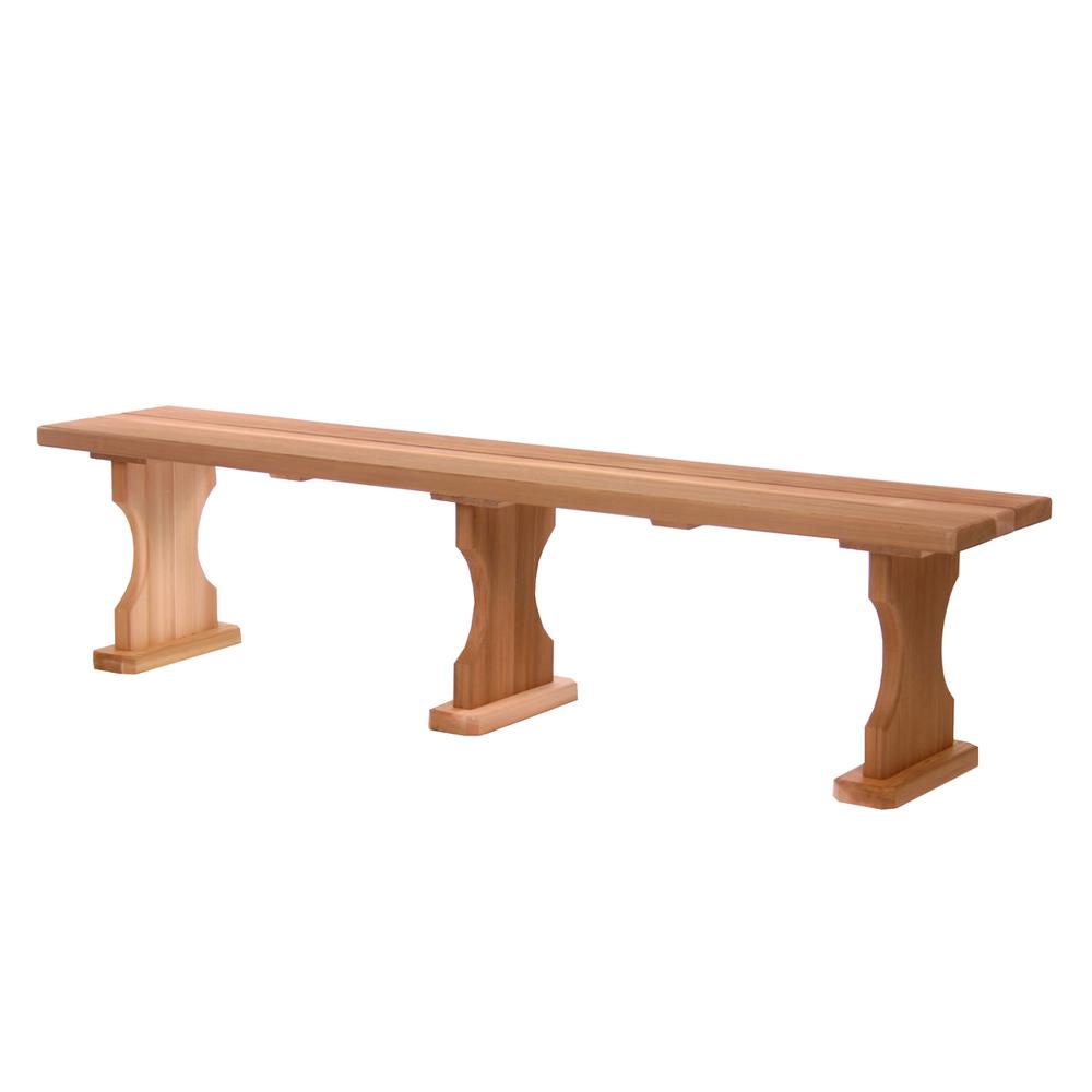6-ft Backless Bench