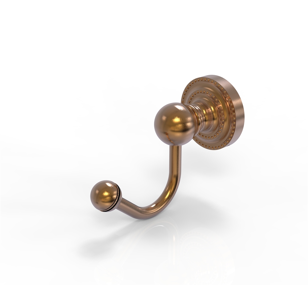 DT-20-BBR Dottingham Collection Robe Hook, Brushed Bronze