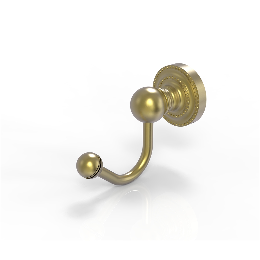 DT-20-SBR Dottingham Collection Robe Hook, Satin Brass