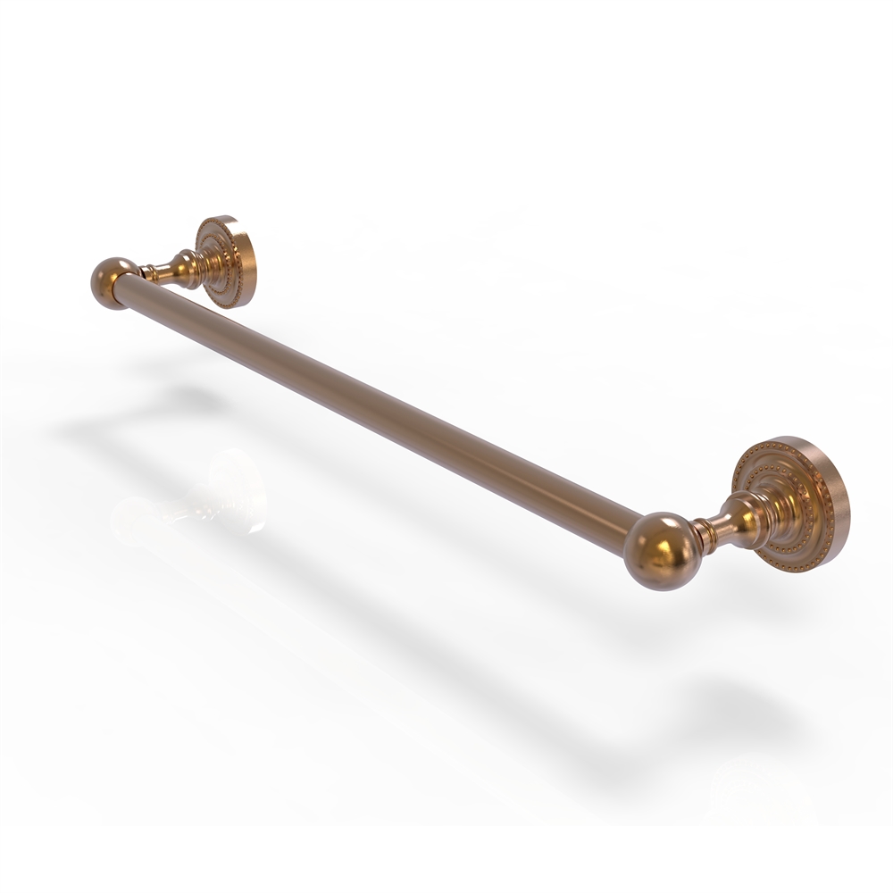 DT-41/18-BBR Dottingham Collection 18 Inch Towel Bar, Brushed Bronze