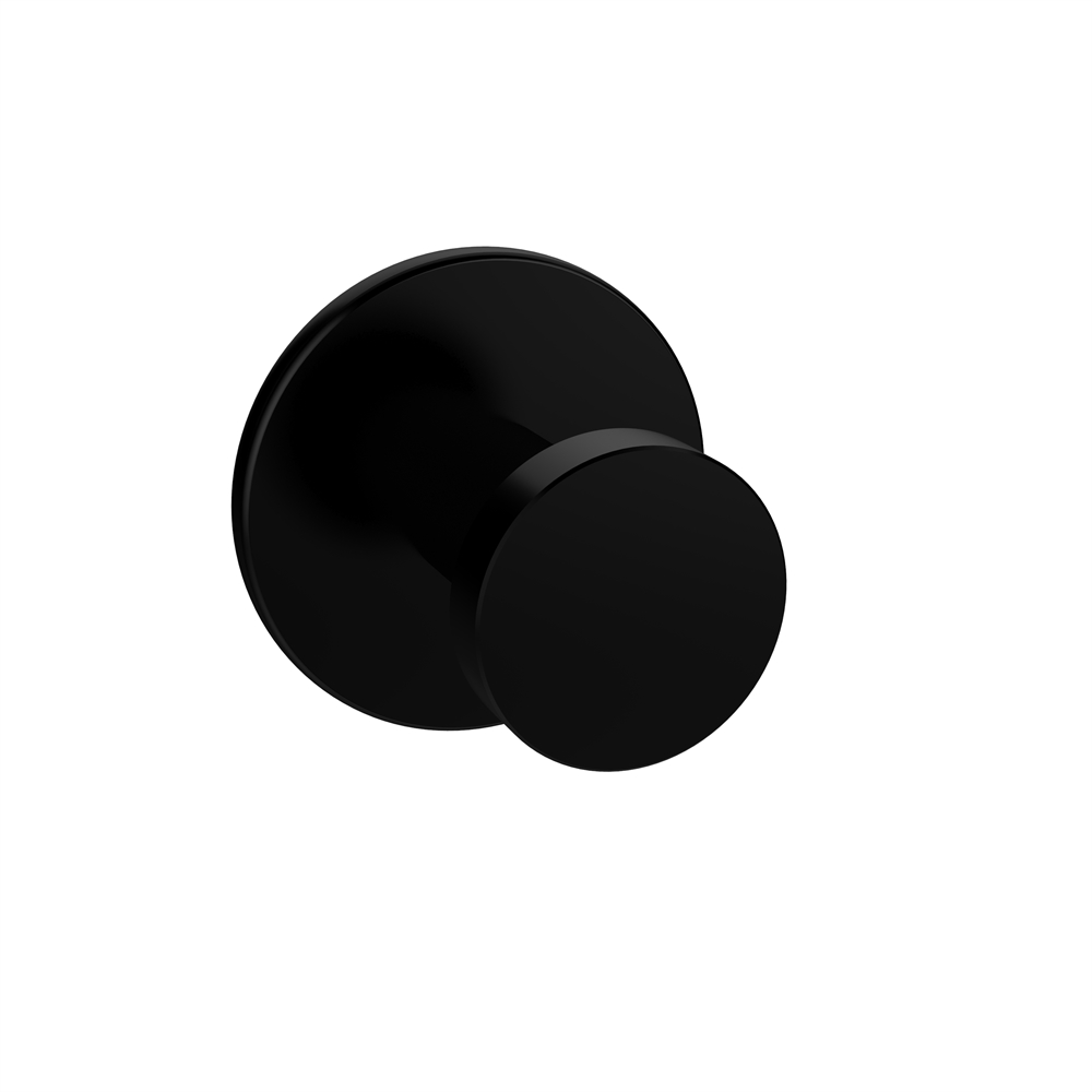 FR-20-BKM Fresno Collection Robe Hook, Matte Black