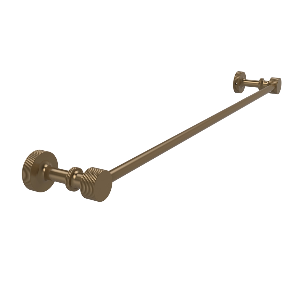 FT-21/30-BBR Foxtrot Collection 30 Inch Towel Bar, Brushed Bronze
