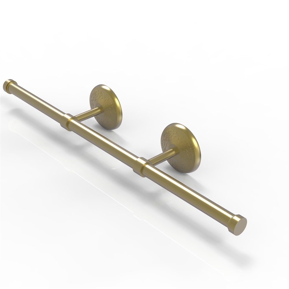 MC-GT-3-SBR Monte Carlo Collection Wall Mounted Horizontal Guest Towel Holder, Satin Brass