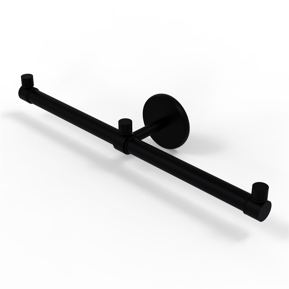 P1000-HTB-2-BKM Prestige Skyline Collection 2 Arm Guest Towel Holder, Matte Black