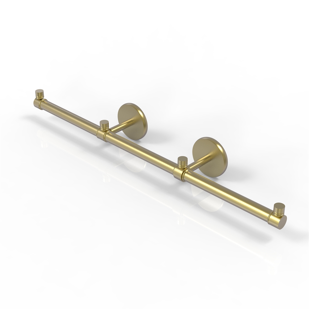 P1000-HTB-3-SBR Prestige Skyline Collection 3 Arm Guest Towel Holder, Satin Brass