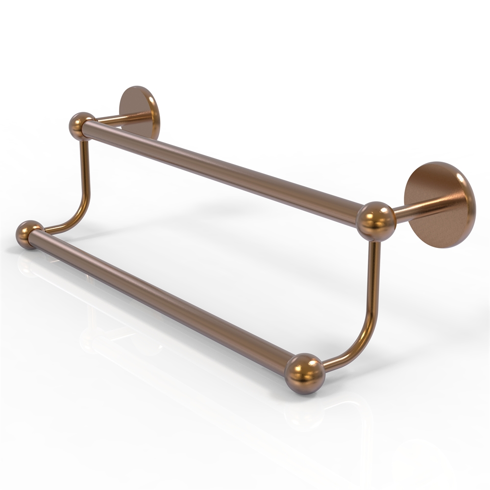 P1072/18-BBR Prestige Skyline Collection 18 Inch Double Towel Bar, Brushed Bronze