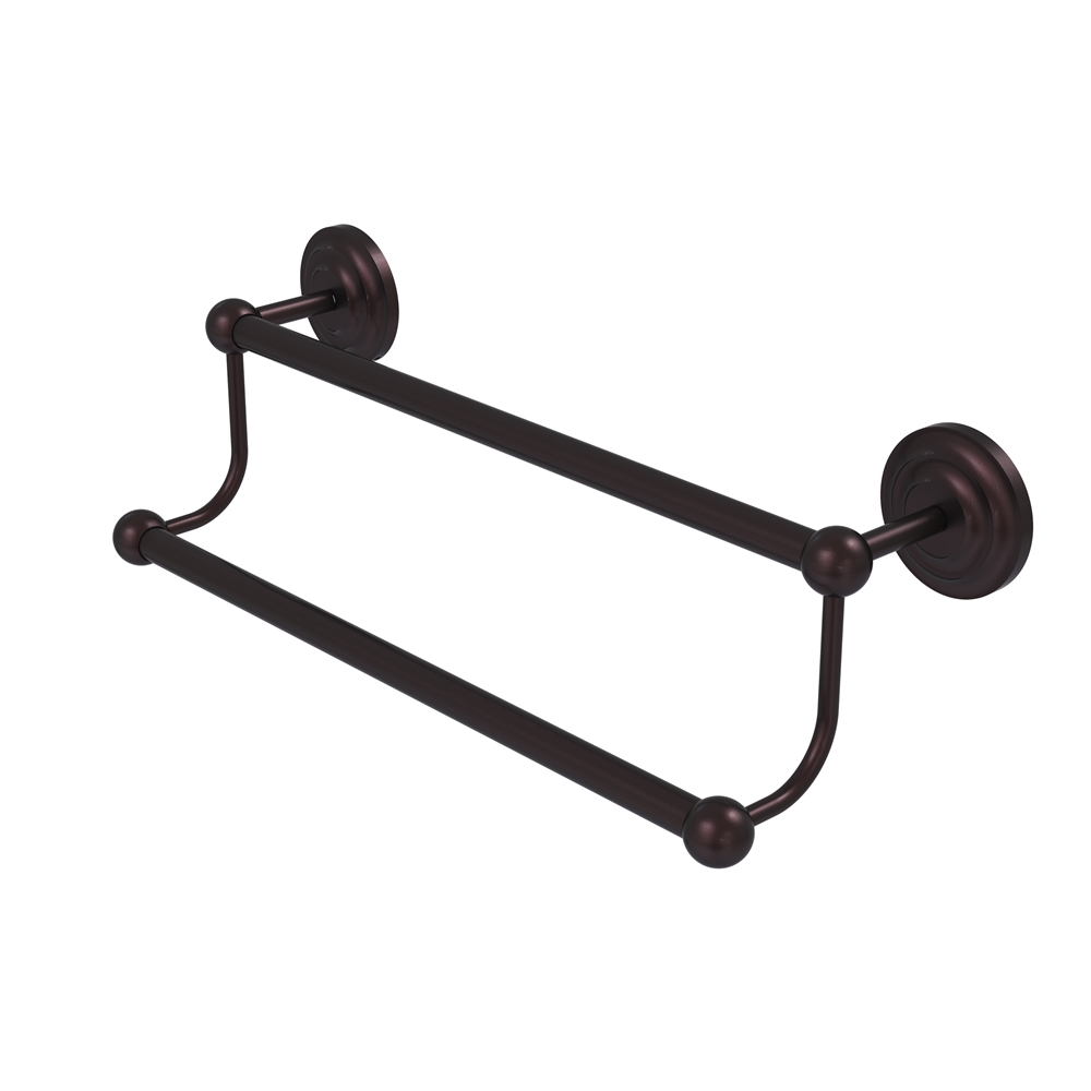 PQN-72/24-ABZ Prestige Que New Collection 24 Inch Double Towel Bar, Antique Bronze