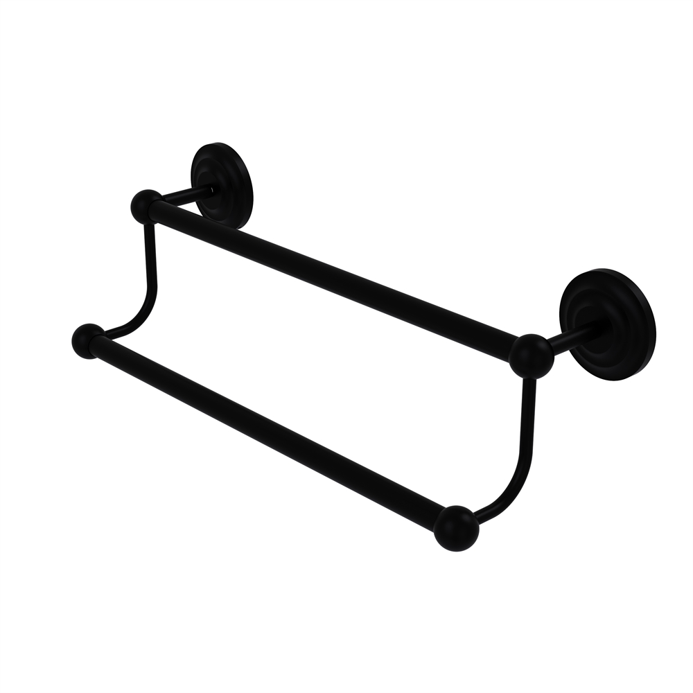 PQN-72/18-BKM Prestige Que New Collection 18 Inch Double Towel Bar, Matte Black