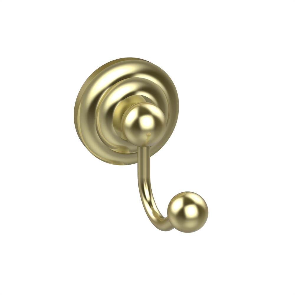 PQN-H1-SBR Prestige Que New Collection Robe Hook, Satin Brass