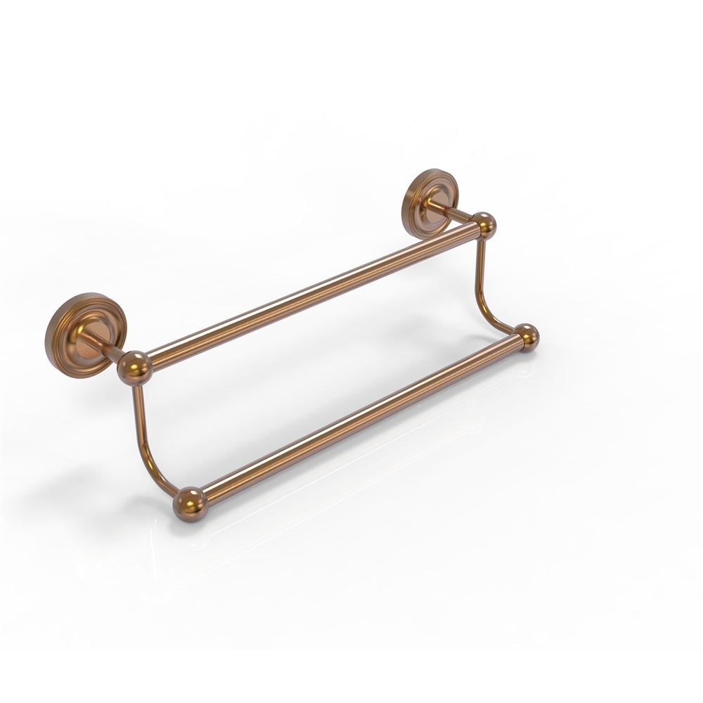 PR-72/24-BBR Prestige Regal Collection 24 Inch Double Towel Bar, Brushed Bronze