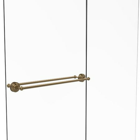 QN-41-BB-30-BBR Que New Collection 30 Inch Back to Back Shower Door Towel Bar, Brushed Bronze