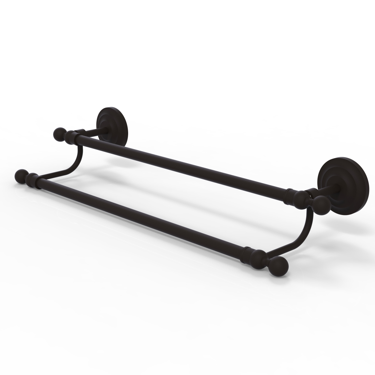 QN-72/24-ORB Que New Collection 24 Inch Double Towel Bar, Oil Rubbed Bronze