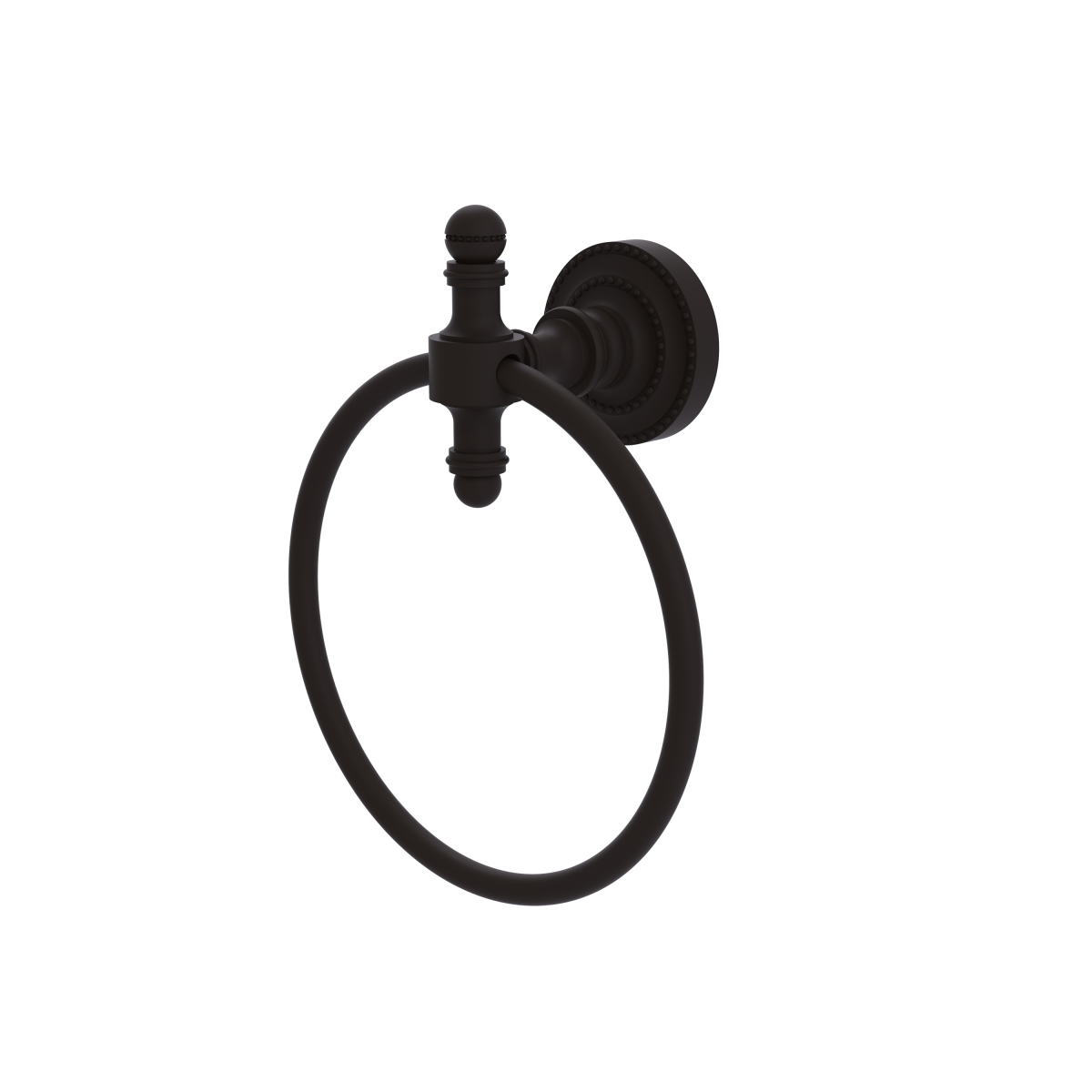 RD-16-ORB Retro Dot Collection Towel Ring, Oil Rubbed Bronze