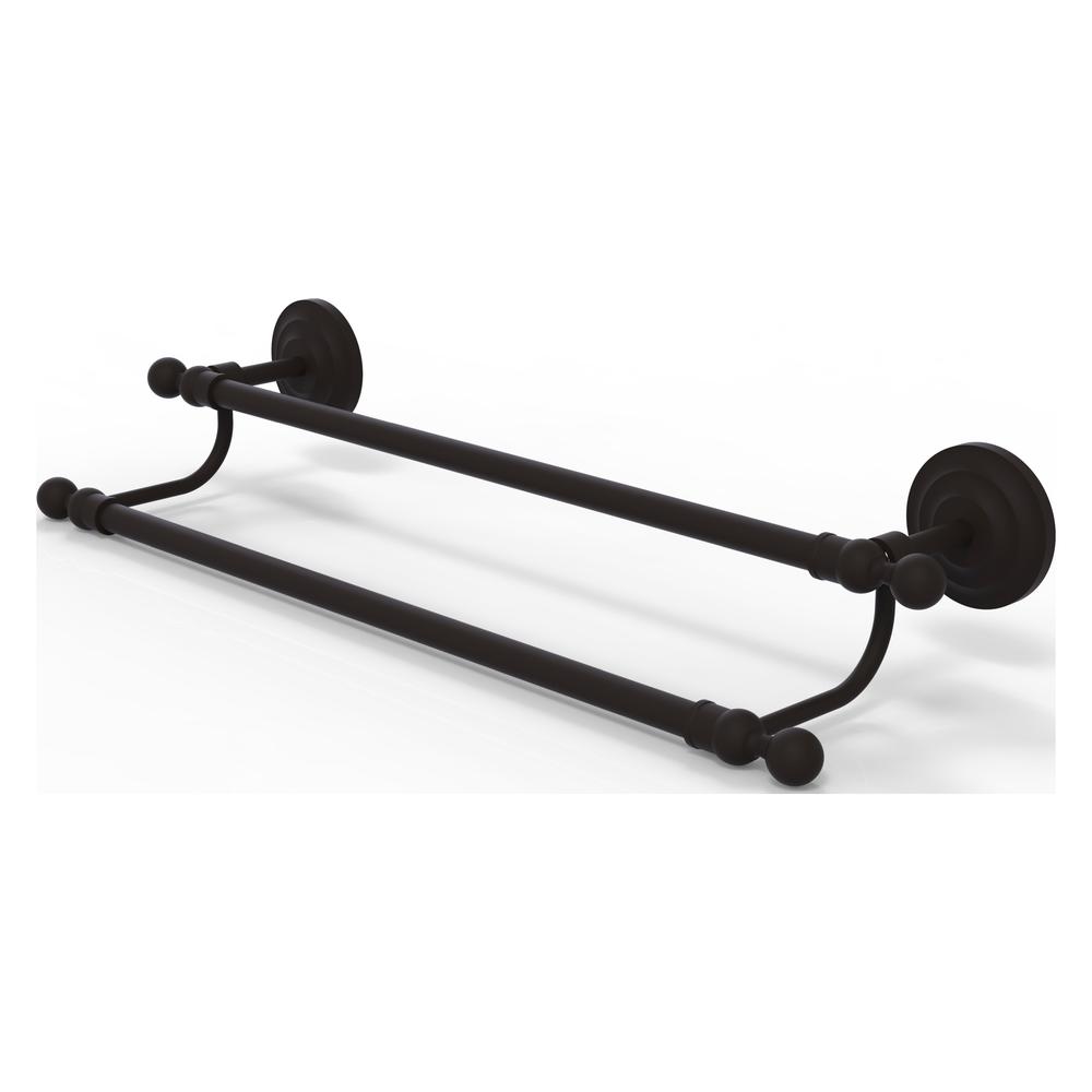 QN-72/18-ORB Que New Collection 18 Inch Double Towel Bar, Oil Rubbed Bronze