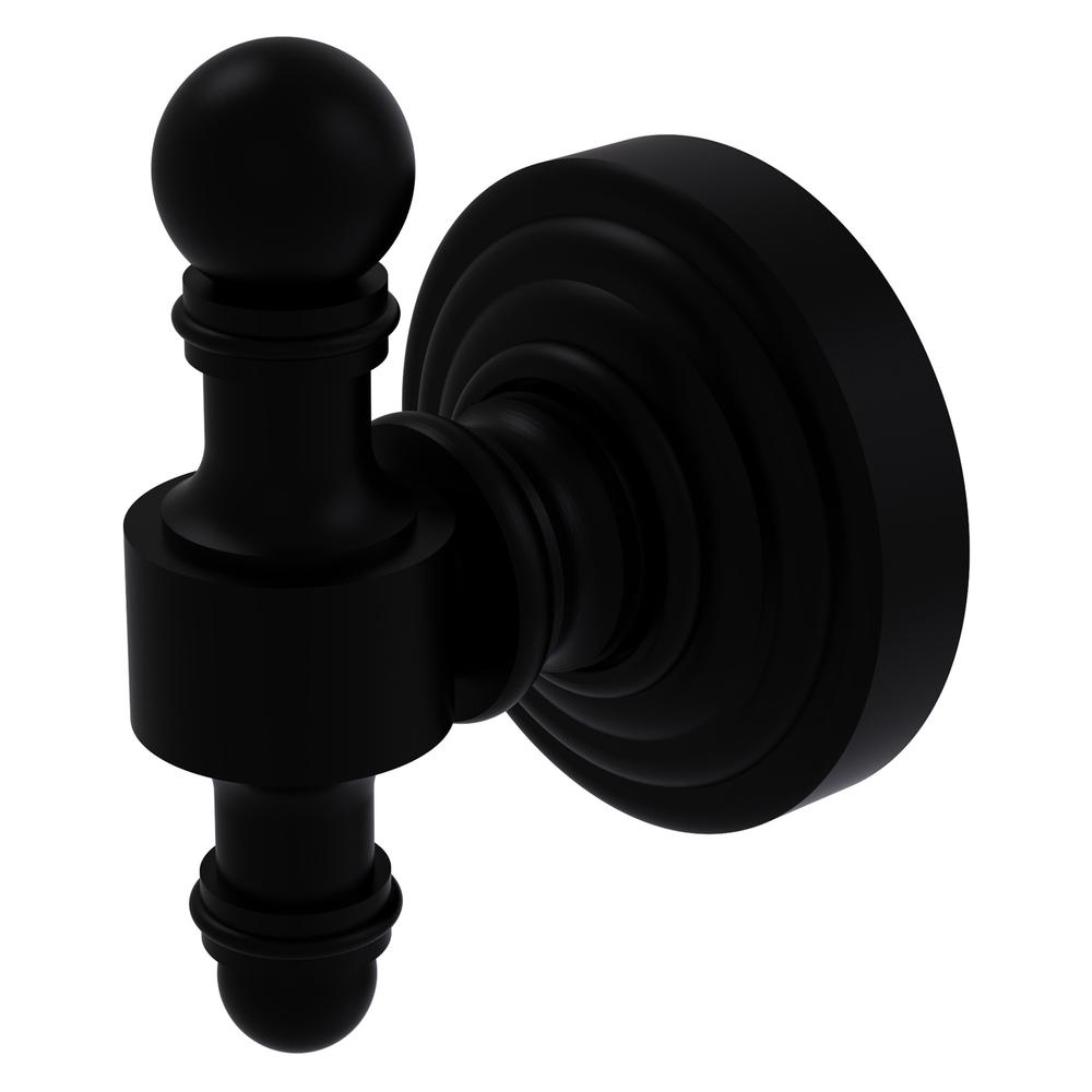 RW-20-BKM Retro Wave Collection Robe Hook, Matte Black