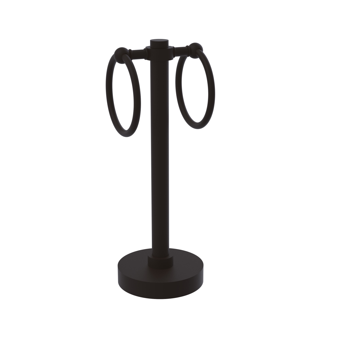 SB-83-ORB Southbeach Collection Vanity Top 2 Towel Ring Guest Towel Holder, Oil Rubbed Bronze