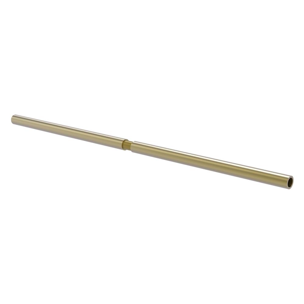 SR-72-SBR 72 Inch Shower Curtain Rod, Satin Brass