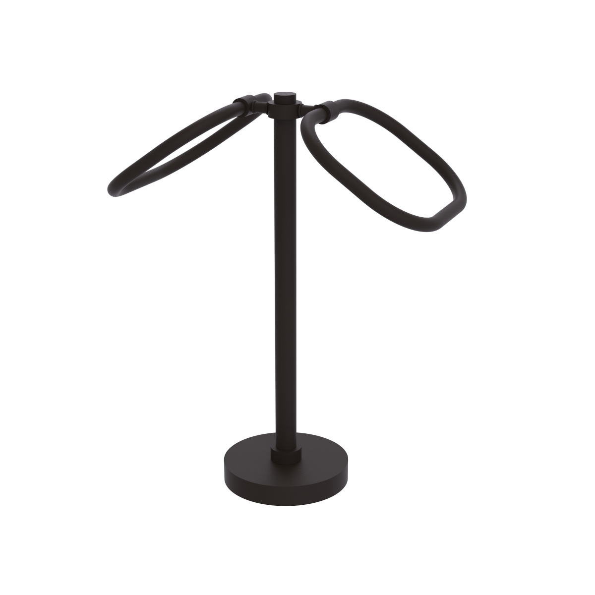 TB-20-ORB Two Ring Oval Guest Towel Holder, Oil Rubbed Bronze