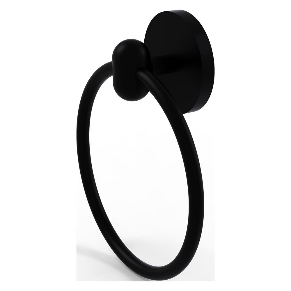 TA-16-BKM Tango Collection Towel Ring, Matte Black