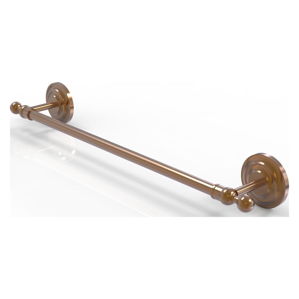 QN-41/30-BBR Que New Collection 30 Inch Towel Bar, Brushed Bronze