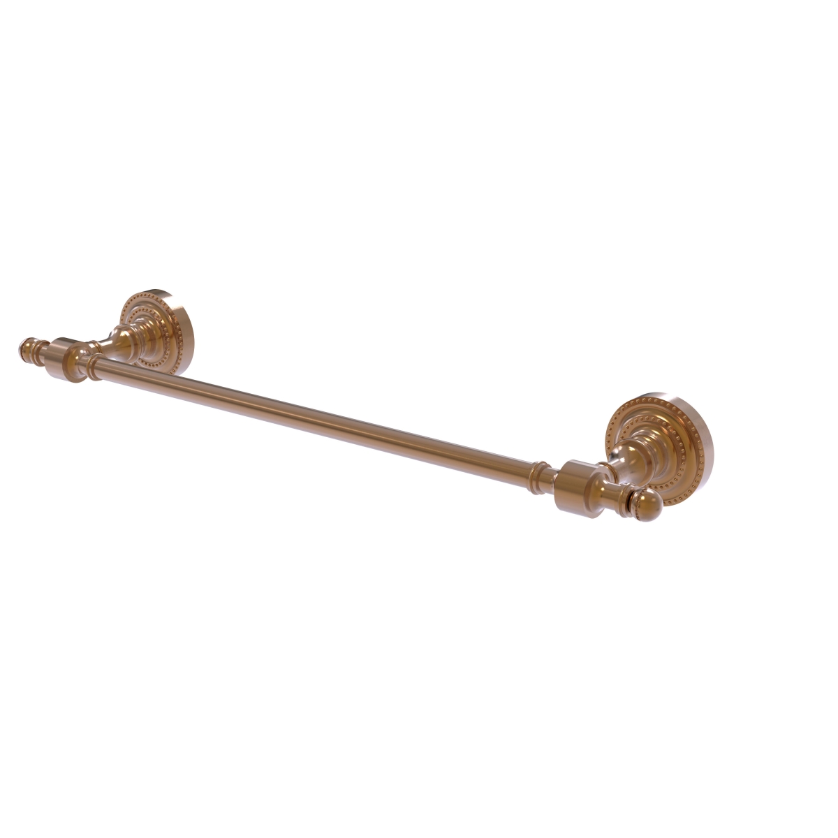 RD-31/18-BBR Retro Dot Collection 18 Inch Towel Bar, Brushed Bronze
