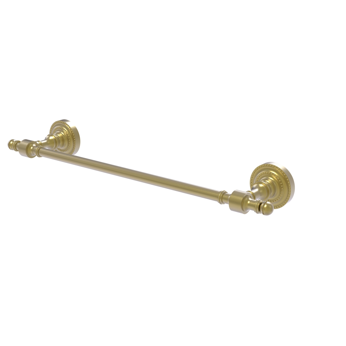 RD-31/24-SBR Retro Dot Collection 24 Inch Towel Bar, Satin Brass