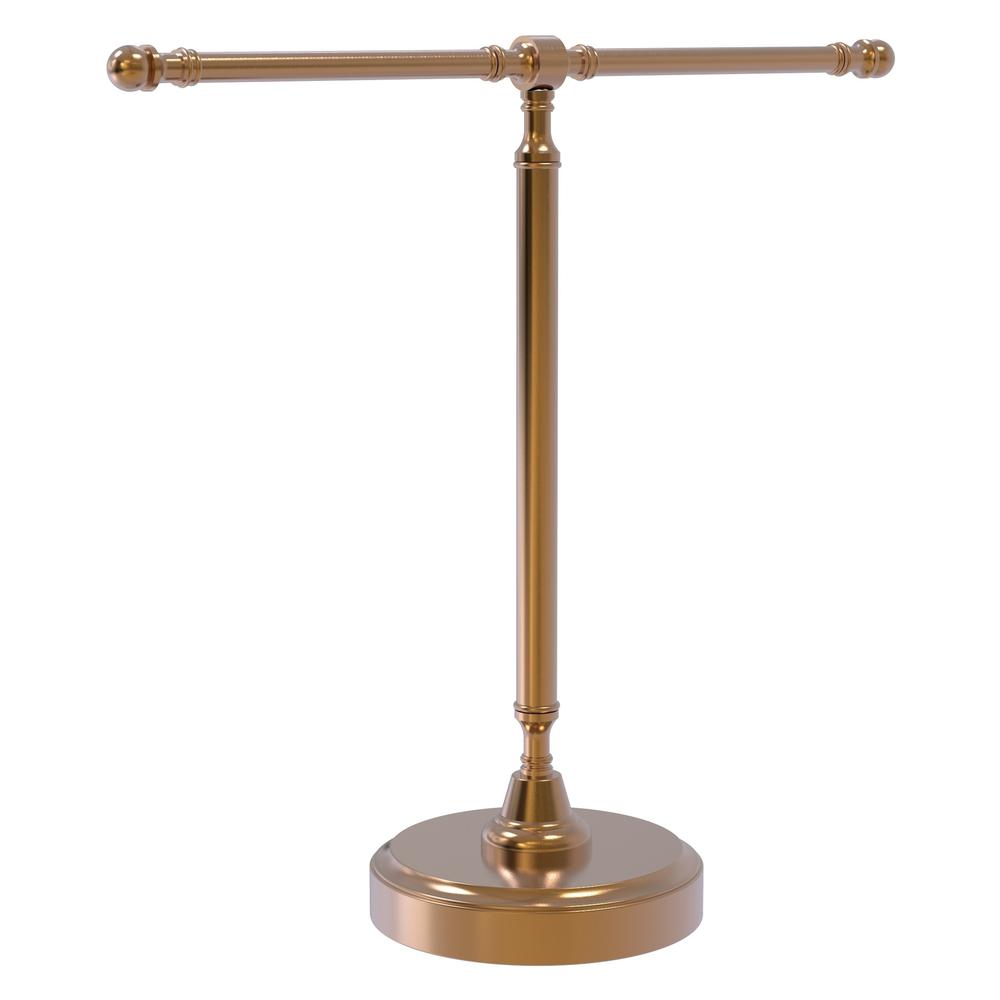 RWM-2-BBR Vanity Top 2 Arm Guest Towel Holder, Brushed Bronze