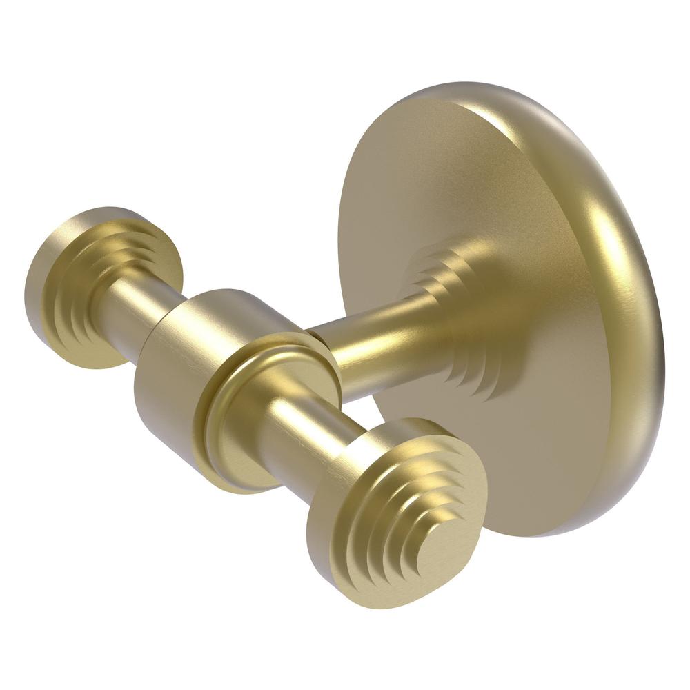 SB-22-SBR Southbeach Collection Double Robe Hook, Satin Brass