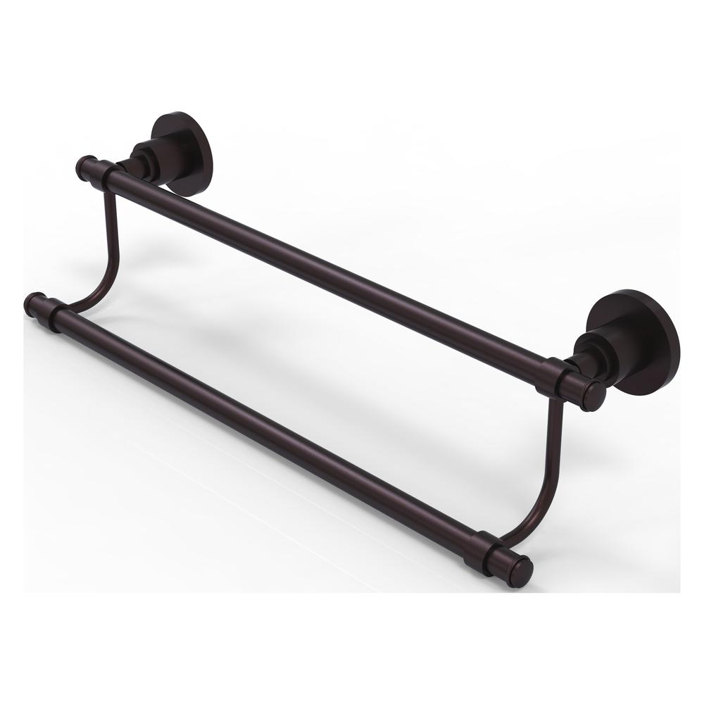 WS-72/30-ABZ Washington Square Collection 30 Inch Double Towel Bar, Antique Bronze