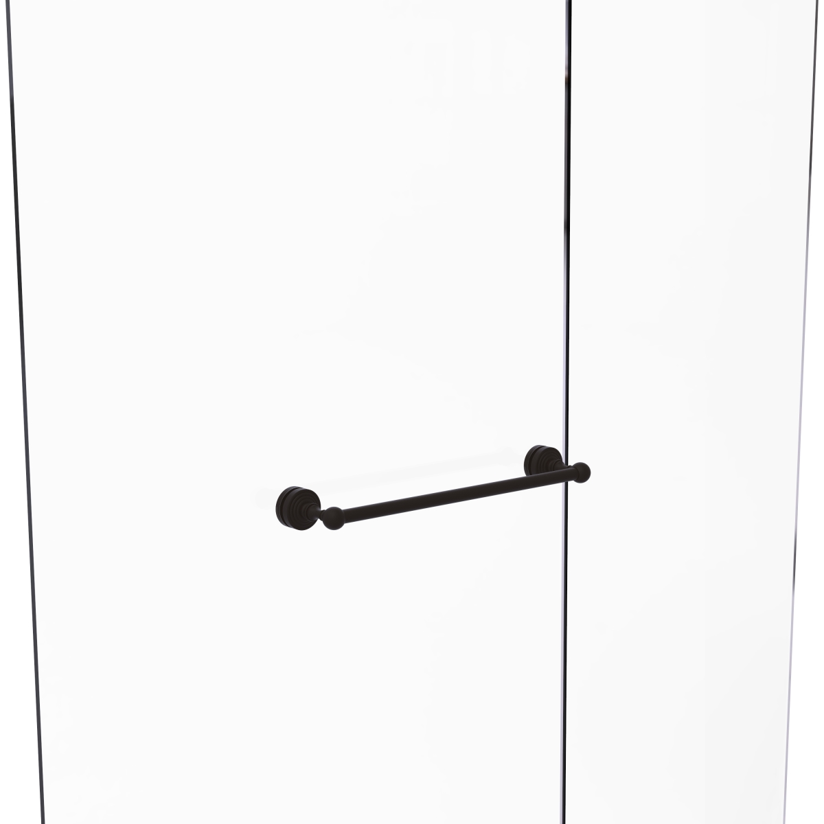 WP-41-SM-18-ORB Waverly Place Collection 18 Inch Shower Door Towel Bar, Oil Rubbed Bronze