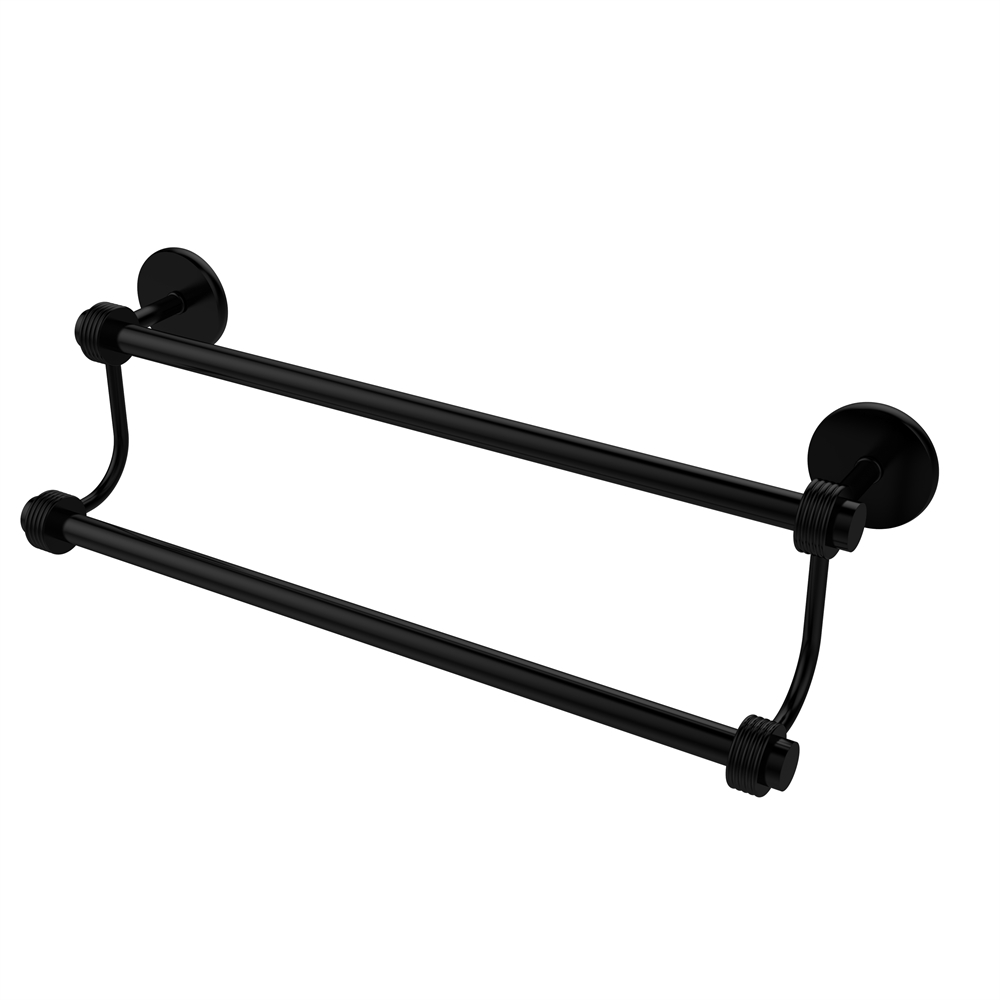 7272G/30-BKM 30 Inch Double Towel Bar, Matte Black