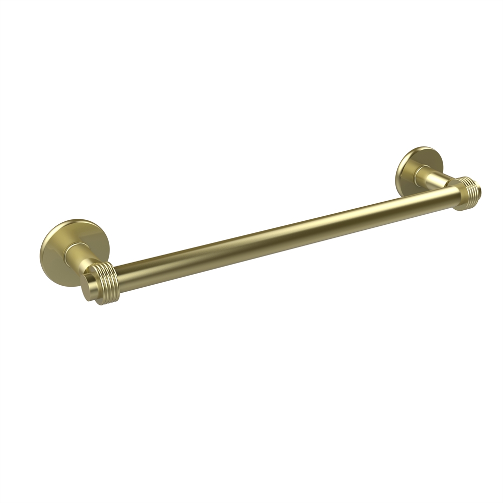2051G/36-SBR Continental Collection 36 Inch Towel Bar with Groovy Detail, Satin Brass