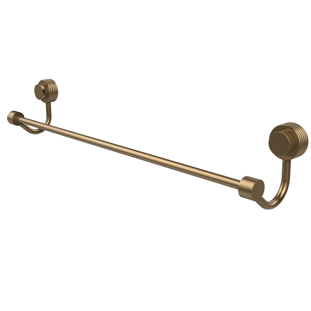 421G/36-BBR Venus Collection 36 Inch Towel Bar with Groovy Accent, Brushed Bronze