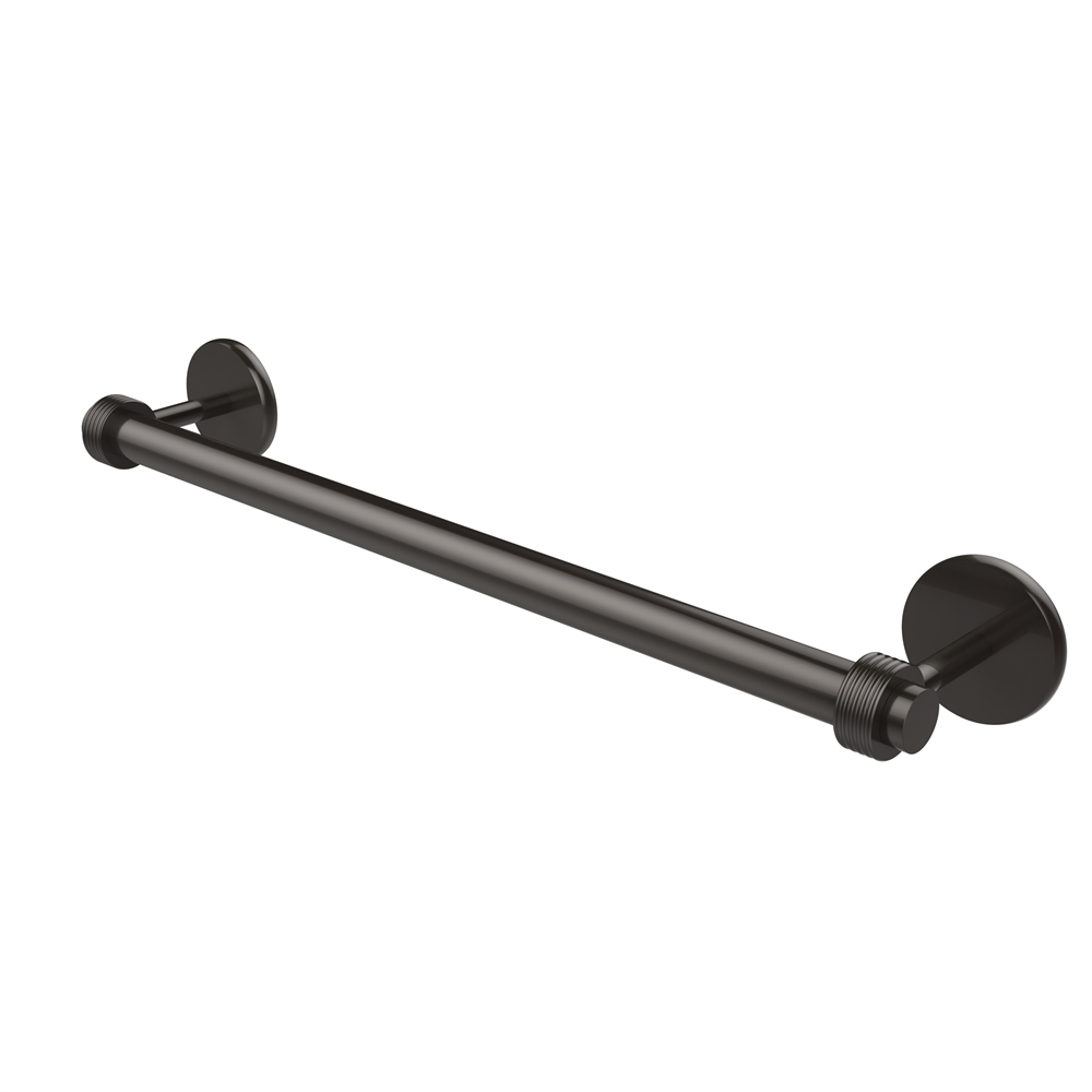 7251G/24-ORB Satellite Orbit Two Collection 24 Inch Towel Bar with Groovy Detail, Oil Rubbed Bronze